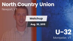 Matchup: North Country Union vs. U-32  2019