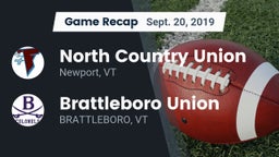 Recap: North Country Union  vs. Brattleboro Union  2019