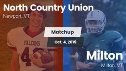 Matchup: North Country Union vs. Milton  2019