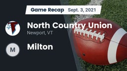 Recap: North Country Union  vs. Milton 2021