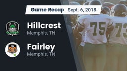 Recap: Hillcrest  vs. Fairley  2018