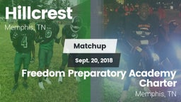 Matchup: Hillcrest vs. Freedom Preparatory Academy Charter  2018