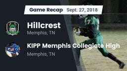 Recap: Hillcrest  vs. KIPP Memphis Collegiate High 2018