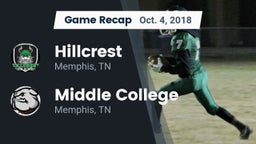 Recap: Hillcrest  vs. Middle College  2018