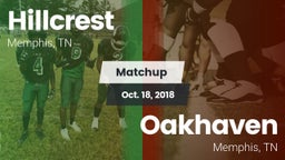 Matchup: Hillcrest vs. Oakhaven  2018