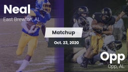 Matchup: Neal vs. Opp  2020