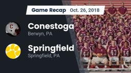 Recap: Conestoga  vs. Springfield  2018