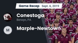Recap: Conestoga  vs. Marple-Newtown 2019