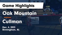 Oak Mountain  vs Cullman  Game Highlights - Dec. 4, 2023