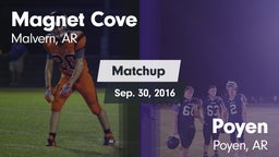 Matchup: Magnet Cove vs. Poyen  2016