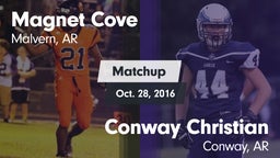 Matchup: Magnet Cove vs. Conway Christian  2016