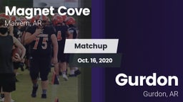 Matchup: Magnet Cove vs. Gurdon  2020