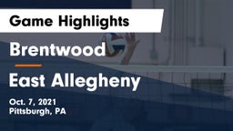 Brentwood  vs East Allegheny Game Highlights - Oct. 7, 2021