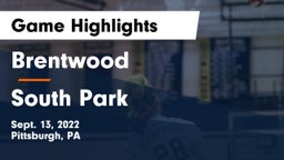 Brentwood  vs South Park  Game Highlights - Sept. 13, 2022