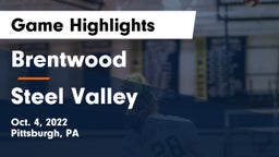 Brentwood  vs Steel Valley Game Highlights - Oct. 4, 2022