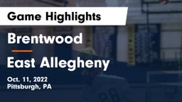 Brentwood  vs East Allegheny Game Highlights - Oct. 11, 2022