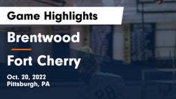 Brentwood  vs Fort Cherry  Game Highlights - Oct. 20, 2022