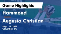 Hammond  vs Augusta Christian  Game Highlights - Sept. 12, 2024