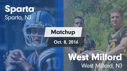 Matchup: Sparta vs. West Milford  2016