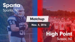 Matchup: Sparta vs. High Point  2016