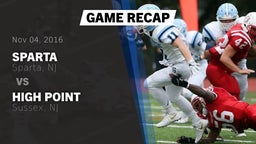 Recap: Sparta  vs. High Point  2016