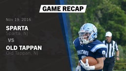 Recap: Sparta  vs. Old Tappan 2016