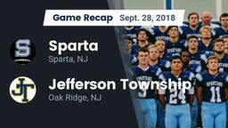 Recap: Sparta  vs. Jefferson Township  2018