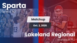 Matchup: Sparta vs. Lakeland Regional  2020