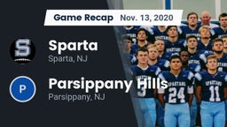 Recap: Sparta  vs. Parsippany Hills  2020