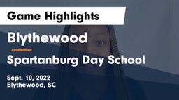 Blythewood  vs Spartanburg Day School Game Highlights - Sept. 10, 2022