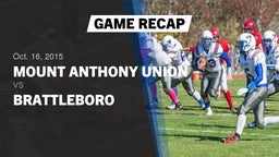 Recap: Mount Anthony Union  vs. Brattleboro  2015