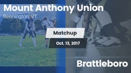 Matchup: Mount Anthony vs. Brattleboro  2017