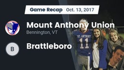 Recap: Mount Anthony Union  vs. Brattleboro  2017