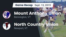 Recap: Mount Anthony Union  vs. North Country Union  2019
