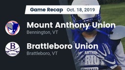 Recap: Mount Anthony Union  vs. Brattleboro Union  2019