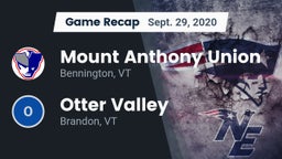 Recap: Mount Anthony Union  vs. Otter Valley  2020