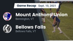 Recap: Mount Anthony Union  vs. Bellows Falls  2021
