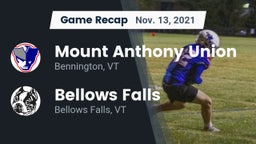 Recap: Mount Anthony Union  vs. Bellows Falls  2021
