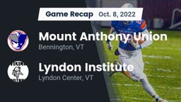 Recap: Mount Anthony Union  vs. Lyndon Institute 2022