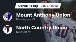 Recap: Mount Anthony Union  vs. North Country Union  2022