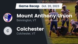Recap: Mount Anthony Union  vs. Colchester  2023