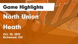 North Union  vs Heath  Game Highlights - Oct. 20, 2022