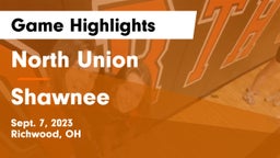 North Union  vs Shawnee  Game Highlights - Sept. 7, 2023