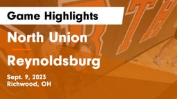 North Union  vs Reynoldsburg  Game Highlights - Sept. 9, 2023