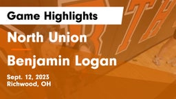 North Union  vs Benjamin Logan  Game Highlights - Sept. 12, 2023