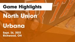 North Union  vs Urbana  Game Highlights - Sept. 26, 2023