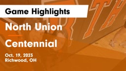 North Union  vs Centennial  Game Highlights - Oct. 19, 2023