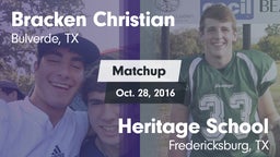 Matchup: Bracken Christian vs. Heritage School 2016