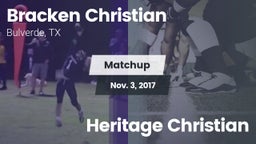 Matchup: Bracken Christian vs. Heritage Christian 2017