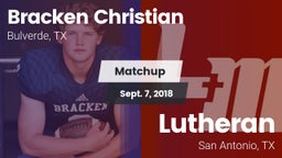 Matchup: Bracken Christian vs. Lutheran  2018
